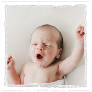 Such a big yawn little Raffi 🥰🥱